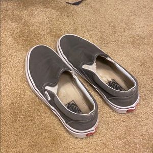 Grey Slip On Vans